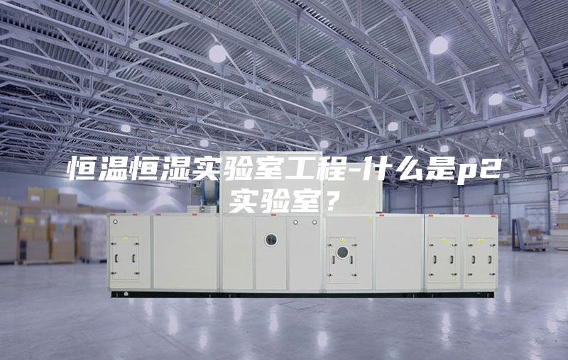 恒溫恒濕實驗室工程-什么是p2實驗室？
